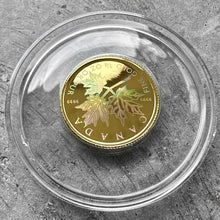 Load image into Gallery viewer, 2001 Canada $10 Maple Leaf 1/4oz Gold Coin - Hologram

