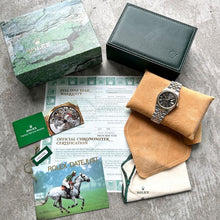 Load image into Gallery viewer, 1995 Rolex 16233 Two Tone Datejust - Box Papers Serviced - Black Tapestry Dial

