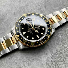 Load image into Gallery viewer, 1995 Rolex GMT Master 16713 Two Tone Gold Stainless Serviced - Box / Paper
