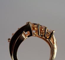 Load image into Gallery viewer, Vintage 14K gold 1.60ct natural Marquise Diamond cluster ring - $6400 Appraisal
