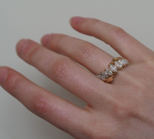 Load image into Gallery viewer, Vintage 14K gold 1.60ct natural Marquise Diamond cluster ring - $6400 Appraisal
