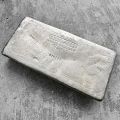 Engelhard 100 oz .999 Silver Poured Bar