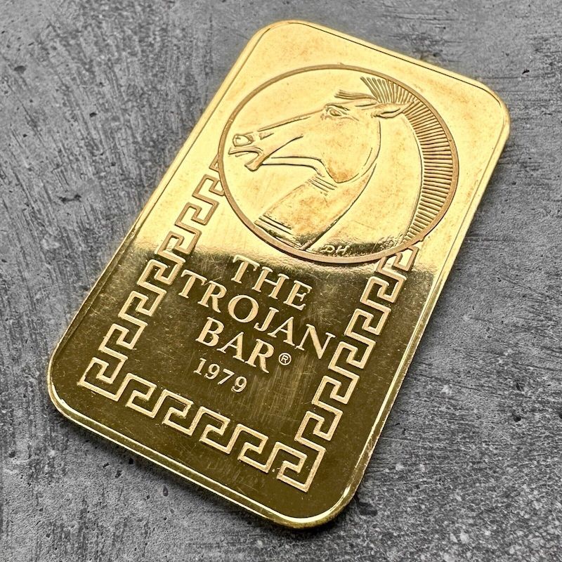 1979 Johnson Matthey 1 oz The Trojan Horse Bar .9999 1oz