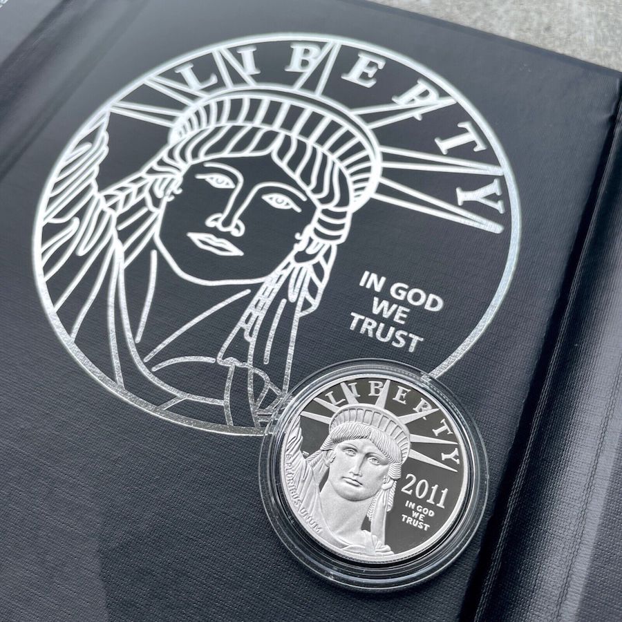 2011 W Eagle United States 1 oz .9995 Fine $100 1oz Platinum Proof