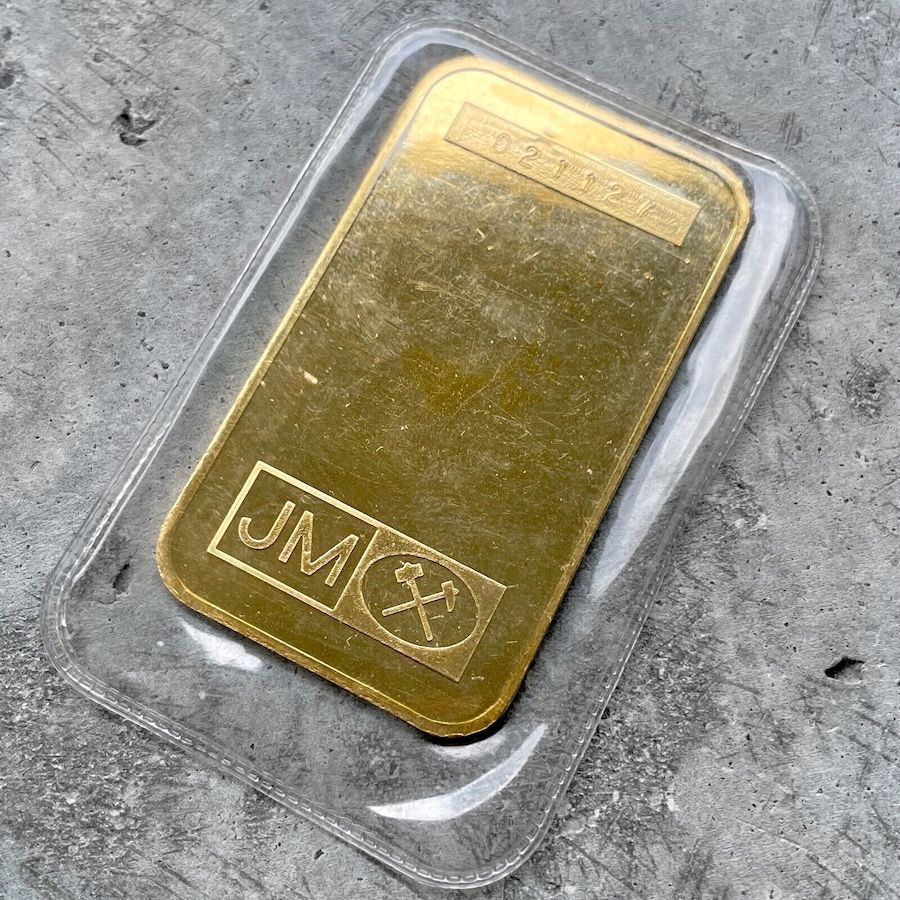 Vintage Johnson Matthey Scotia Bank 1 oz Gold Bar .9999 1oz - Scotiabank Sealed