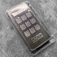 Load image into Gallery viewer, Vintage Johnson Matthey 10 oz .999 Silver RBC bar Royal Bank of Canada - Sealed
