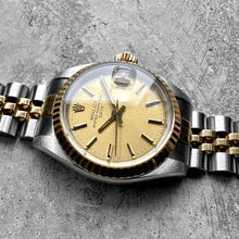 Load image into Gallery viewer, 26mm Rolex Date 6917 Two Tone Jubilee - Attractive! Unpolished and Razor sharp!
