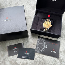 Load image into Gallery viewer, 2021 Unworn Tudor 79543 Two Tone Black Bay 41 - With stickers
