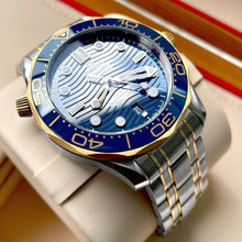 Load image into Gallery viewer, 2021 Omega Seamaster 300 M Blue Dial Ceramic 210.20.42.20.03.001 Box and Papers
