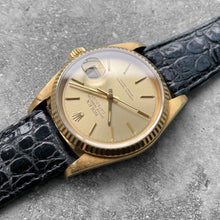Load image into Gallery viewer, 1986 Rolex Datejust 16018 Yellow Gold - Box Papers Original Receipt Unpolished
