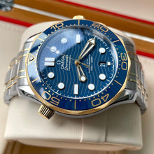 Load image into Gallery viewer, 2021 Omega Seamaster 300 M Blue Dial Ceramic 210.20.42.20.03.001 Box and Papers
