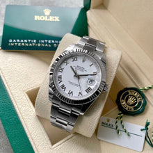 Load image into Gallery viewer, Unworn 2022 Rolex 41mm Datejust 126334 Oyster Box / Papers White Dial - Stickers
