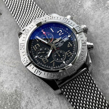Load image into Gallery viewer, 48mm Breitling A1337011 Super Avenger Stainless Automatic Shark Mesh + Papers
