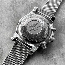 Load image into Gallery viewer, 48mm Breitling A1337011 Super Avenger Stainless Automatic Shark Mesh + Papers
