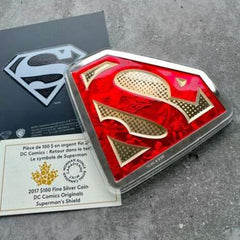 2017 Canada $100 Superman Shield 10oz Coin