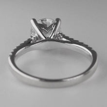 Load image into Gallery viewer, 1.52ct Natural Diamond Solitaire Engagement Ring 18k White Gold $31600 Appraisal
