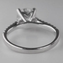 Load image into Gallery viewer, 1.52ct Natural Diamond Solitaire Engagement Ring 18k White Gold $31600 Appraisal
