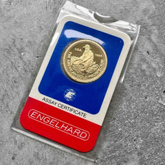 1985 Engelhard Prospector 1/2 oz Gold Bar .9999 1/2oz - Sealed in Assay Card