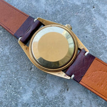 Load image into Gallery viewer, 1980 Vintage Rolex Date Mens 14K Yellow Gold Watch Reference 1503 Hang Tag
