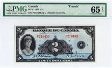 Load image into Gallery viewer, 1935 $2 Bank of Canada French Text PMG Gem 65 EPQ
