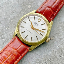 Load image into Gallery viewer, 1975 Tudor Gold 34mm 7991/1 Oyster Manual Wind With Original Warranty Papers
