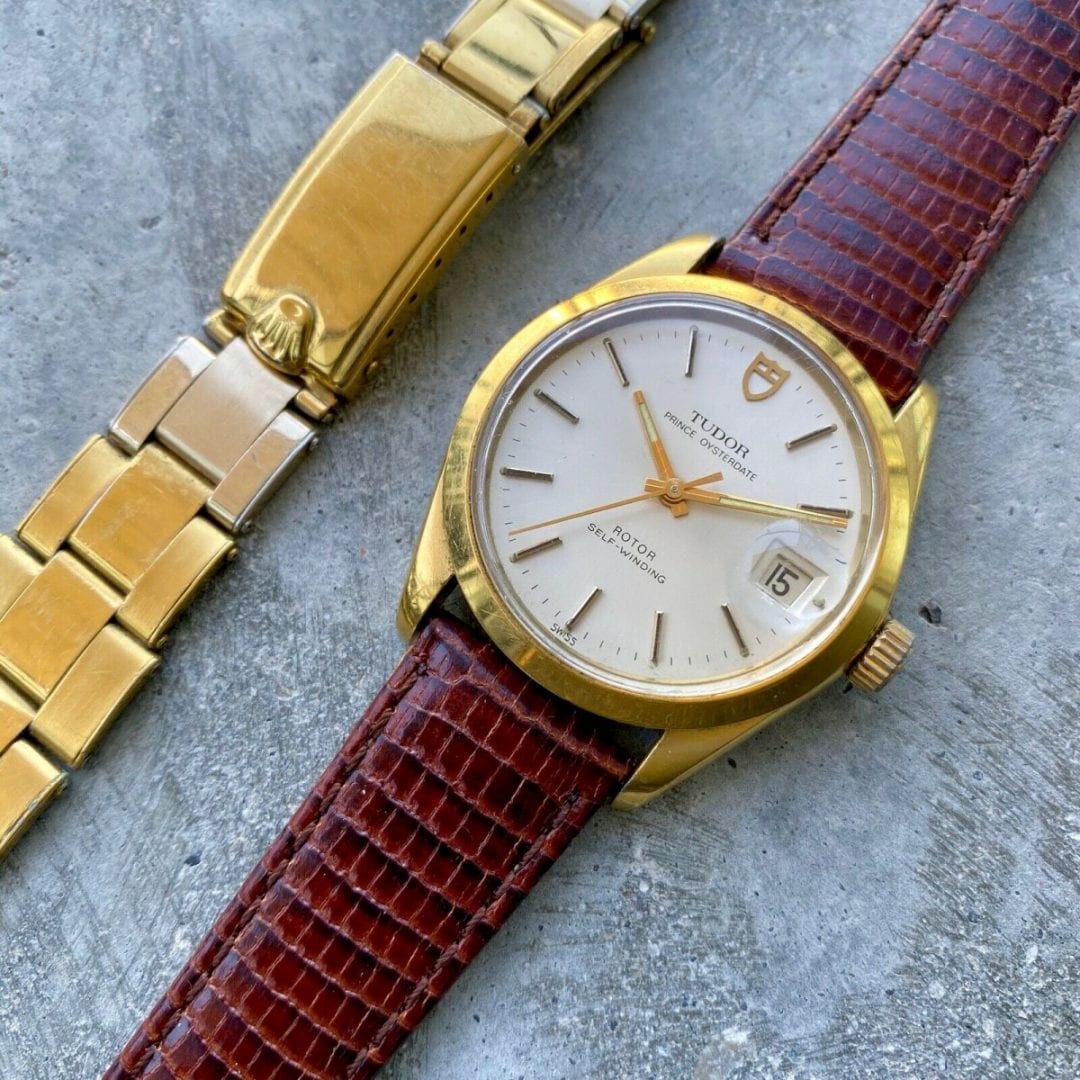 1981 Tudor 34mm 90521 Prince Oysterdate Automatic - Includes riveted strap!