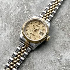 Ladies Rolex 26mm Stainless Steel + 18kt Yellow gold Datejust 69173