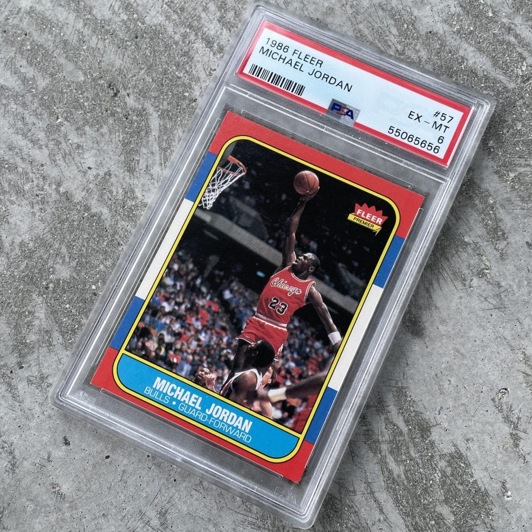 1986 Fleer Basketball PSA Graded - Michael Jordan ROOKIE Card