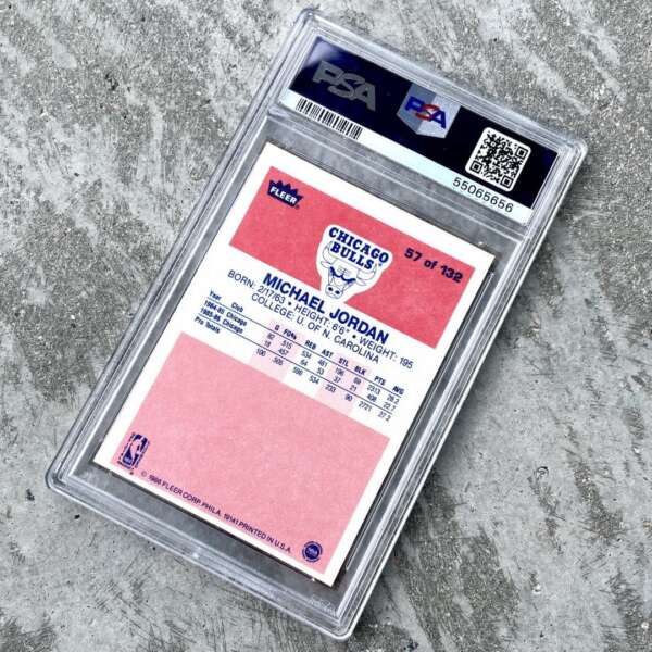 1986 Fleer Basketball PSA Graded - Michael Jordan ROOKIE Card