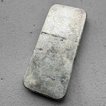 Load image into Gallery viewer, Vintage 20 oz .999 Silver Johnson Matthey Poured bar – F Serial
