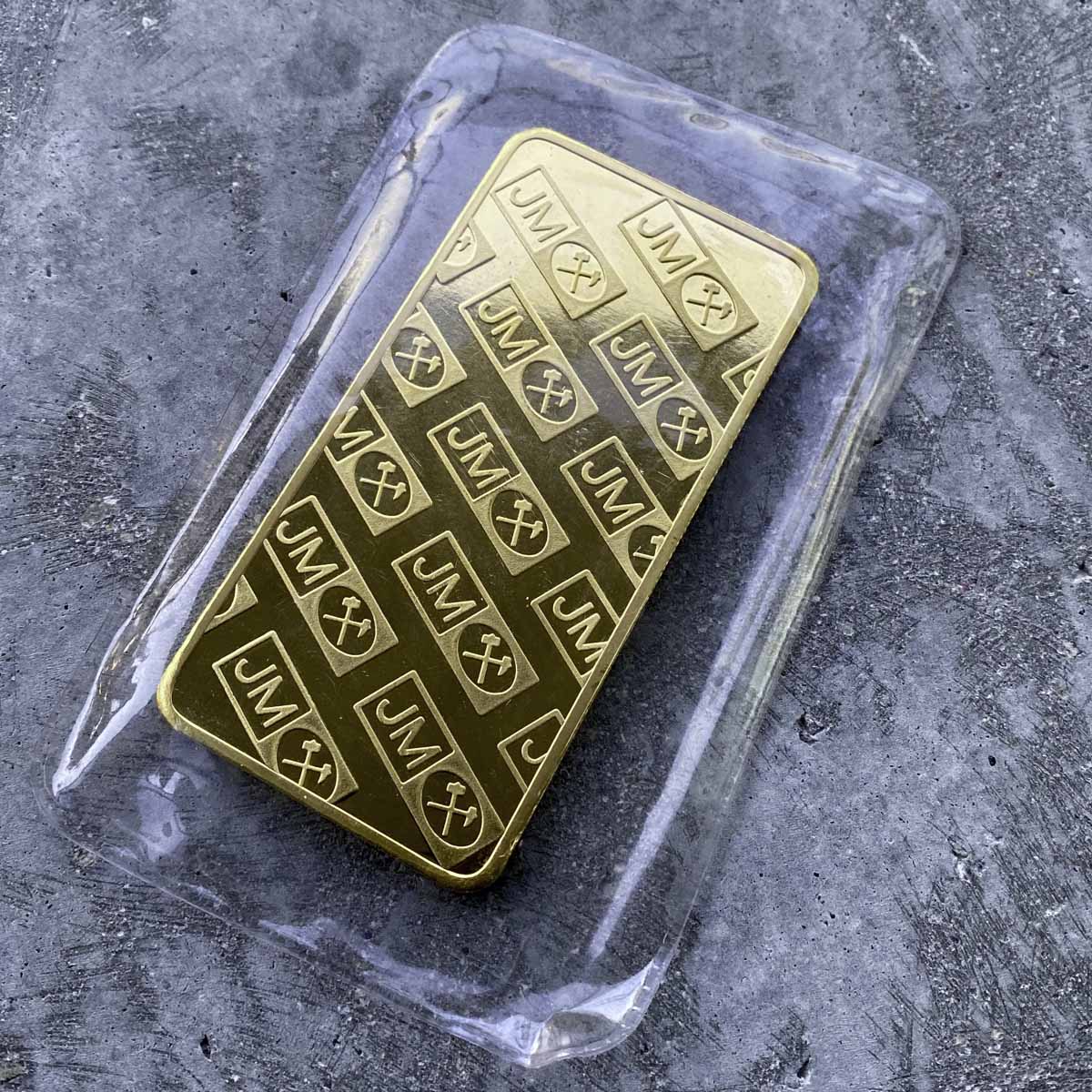 Johnson Matthey Perfectly Sealed 10oz .999 Pure Gold Bar - CoinWatchCo