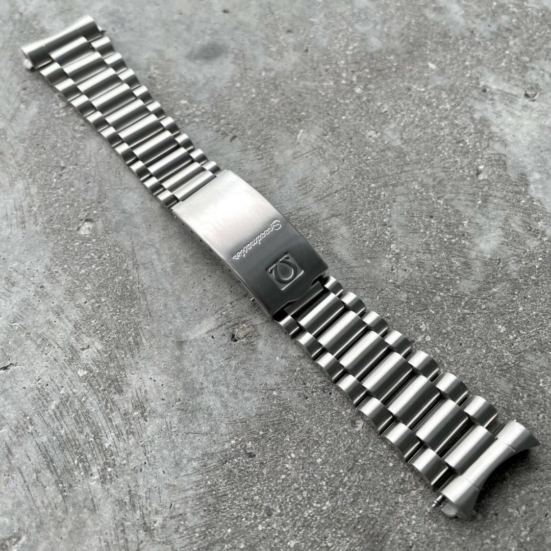 WTS] BRACELET: 19mm Uncle Seiko 1450 President bracelet for Omega  Speedmaster FOiS : r/Watchexchange