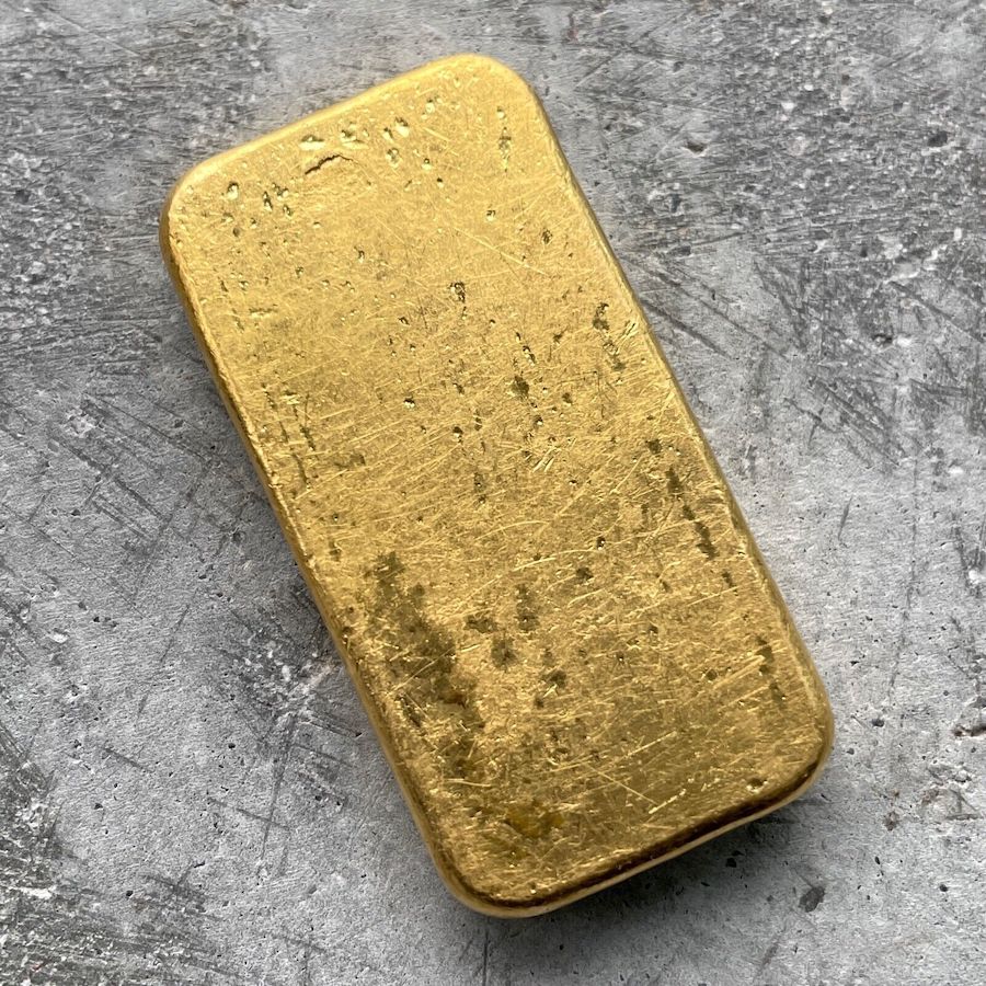 Rothschild Gold Poured Bar 100 gram .9999 Fine – 3.215 oz - CoinWatchCo