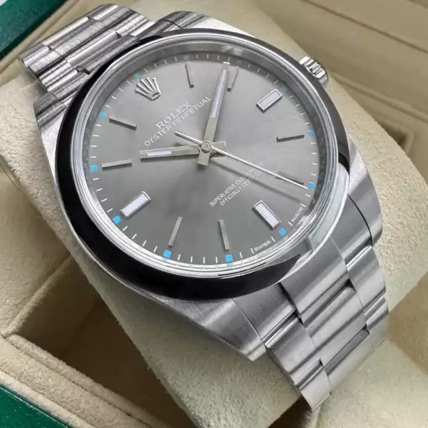 Rolex 39mm Oyster Perpetual 114300 Oyster Grey dials l160010