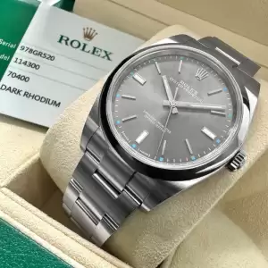 Rolex 39mm Oyster Perpetual 114300 Oyster Grey dials l1600 result