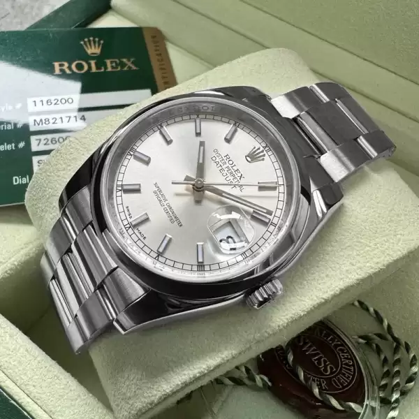 Rolex Datejust 36mm Silver Dial 126200 – Box and Papers Home Depot Awards l160012