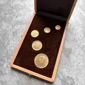 1923 Turkey Gold 5 Coin Set 1.938 AGW72 result