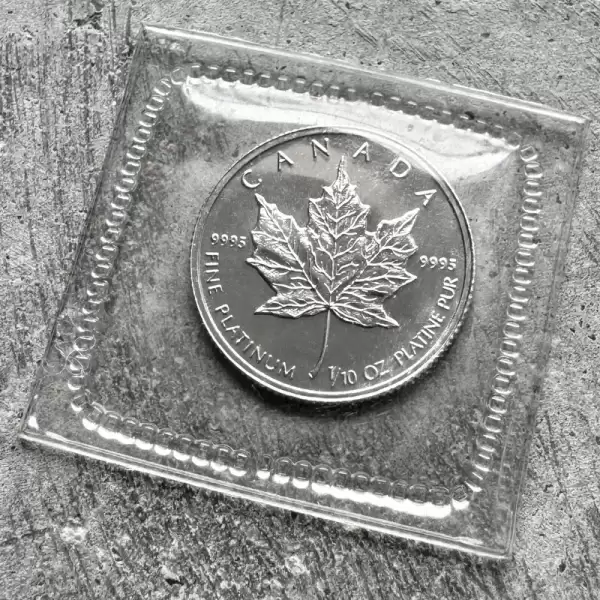 1988 Canada $5 Platinum Maple Fine 1 20 th Perfectly Sealed50 result