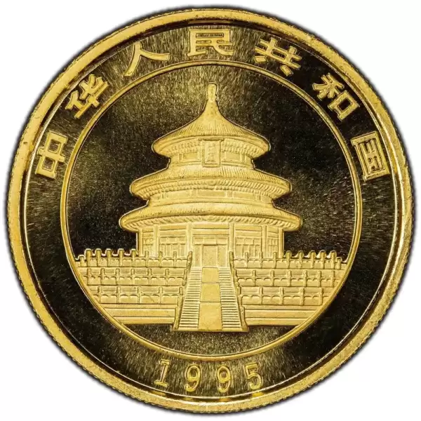 1995 China 1oz.999 Gold Panda Coin21 result