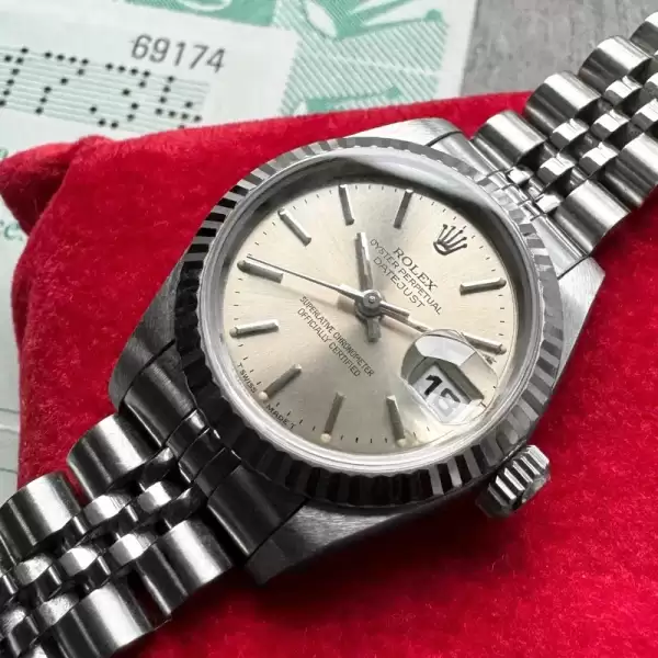 1995 Ladies Rolex Datejust 69174 Box+Papers+Serviced51 result