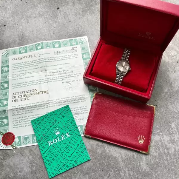 1995 Ladies Rolex Datejust 69174 Box+Papers+Serviced53 result