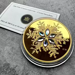 2006 Crystal Snowflake $300 Canada 14KT Gold Coin Complete Set Low Mintage30 result