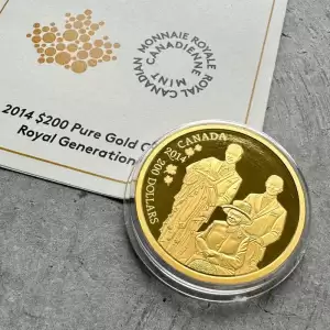 2014 Canada $200 Royal Generations Queen Elizabeth 1oz Gold Coin10 result