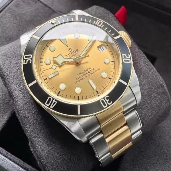 2021 Tudor 79733N Two Tone Black Bay S&G 79733 Box and Papers11 result