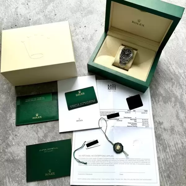 2023 Rolex36mm Datejust Black Dial 126200 Box and Papers Original Receipt22 result