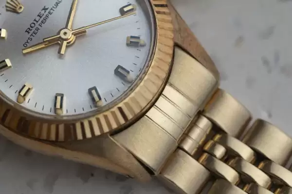 Rolex Oyster Perpetual 14k Solid Yellow Gold 6619 Stunning Condition13 result