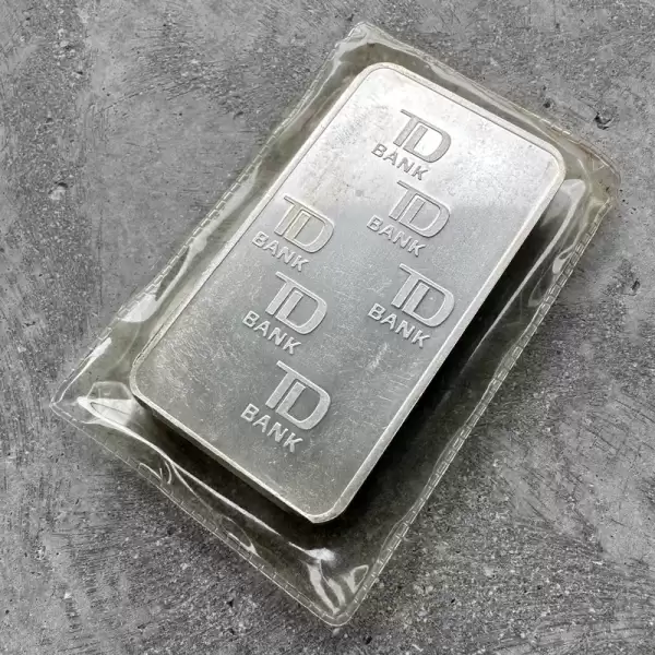 Vintage Engelhard Toronto Dominion Bank10oz.999 Silver TDBar10 result