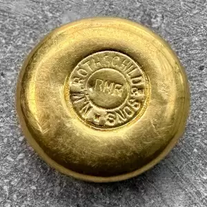 Vintage Rothschild 1oz Gold Button Round80 result