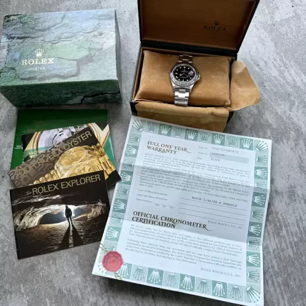 1999 Rolex Explorer II Black Dial 16570 Black Dial–Box and Papers24 result