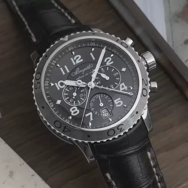 Breguet Type XX XXI XXII Transatlantic Flyback Stainless 3810 Box and Papers20 result